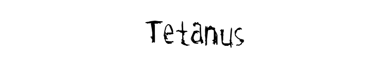 Tetanus font preview