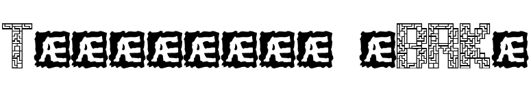 Tetricide (BRK) font preview