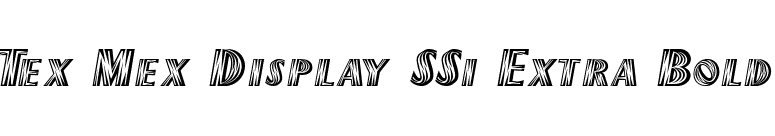 Tex Mex Display SSi Extra Bold font preview