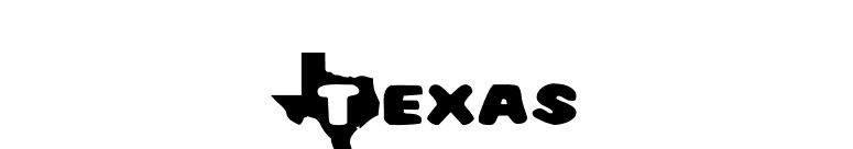 Texas font preview
