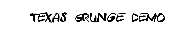 Texas Grunge Demo font preview