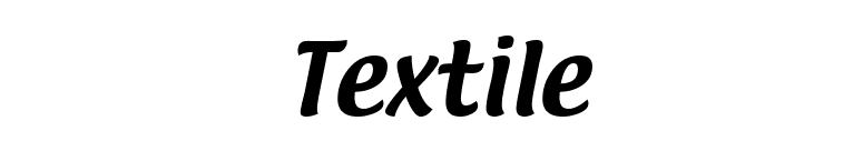 Textile font preview