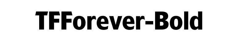 TFForever-Bold font preview