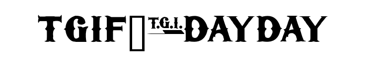 TGIFriday font preview