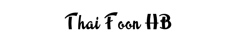 Thai Foon HB font preview
