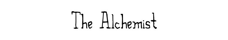 The Alchemist font preview
