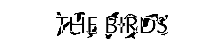 The Birds font preview