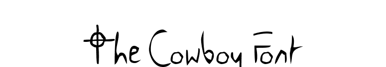 The Cowboy Font font preview