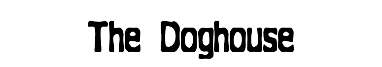 The Doghouse font preview