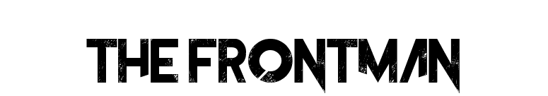 The Frontman font preview