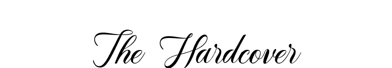 The Hardcover font preview