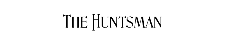 The Huntsman font preview