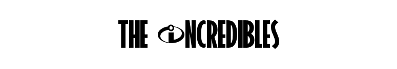 the Incredibles font preview