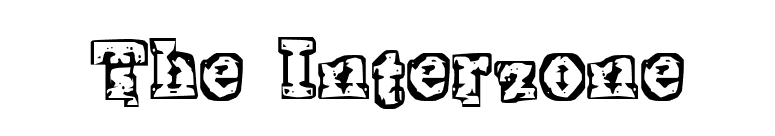 The Interzone font preview