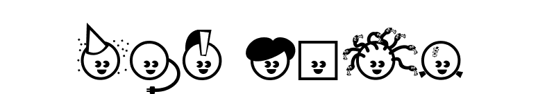 The Kids font preview