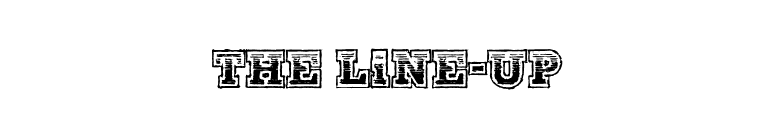 The Line-Up font preview