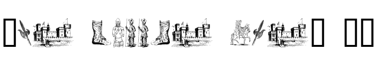 the middle ages II font preview