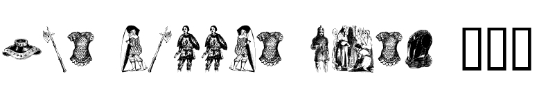 the middle ages III font preview