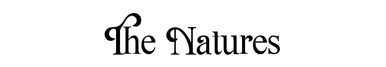 The Natures font preview