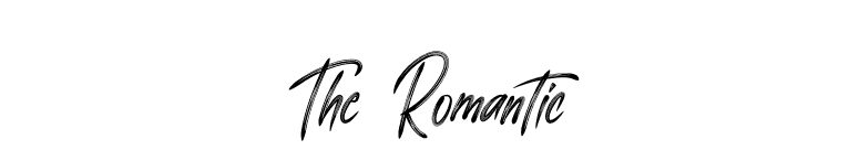The Romantic font preview