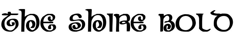 The Shire Bold font preview