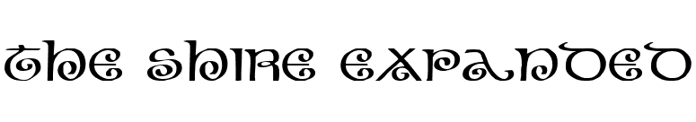 The Shire Expanded font preview