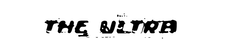 The Ultra font preview