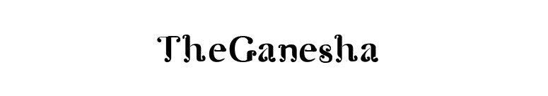 TheGanesha  font preview