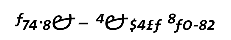 TheMix- Expert Italic font preview