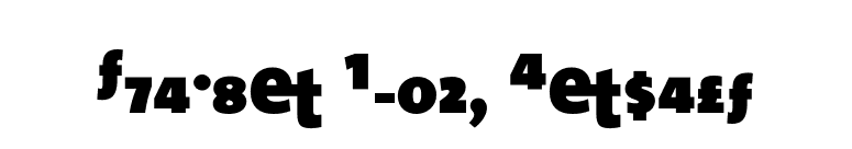 TheMix Black Expert font preview