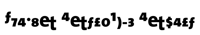 TheMix ExtraBold Expert font preview