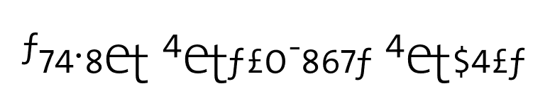 TheMix ExtraLight Expert font preview