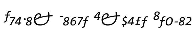 TheMix Light Expert Italic font preview