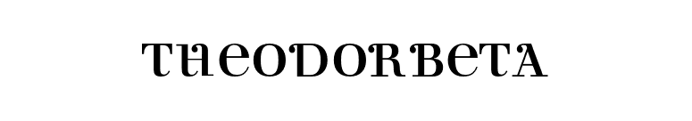 TheodorBeta font preview