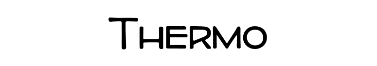 Thermo font preview