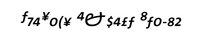TheSans Expert Italic font preview