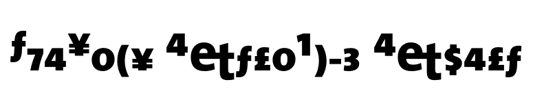 TheSans ExtraBold Expert font preview