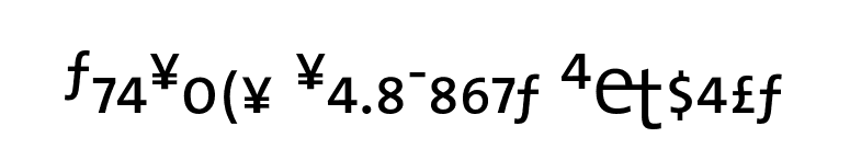 TheSans SemiLight Expert font preview