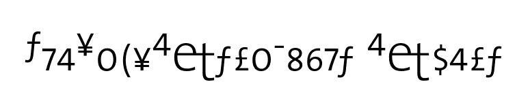 TheSansExtraLight Expert font preview