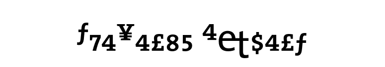 TheSerif Expert font preview