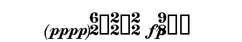Thesis Font font preview