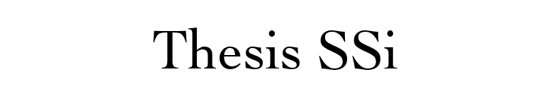 Thesis SSi font preview