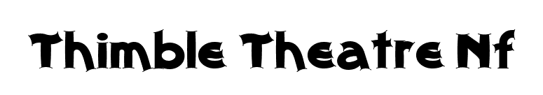 Thimble Theatre Nf font preview