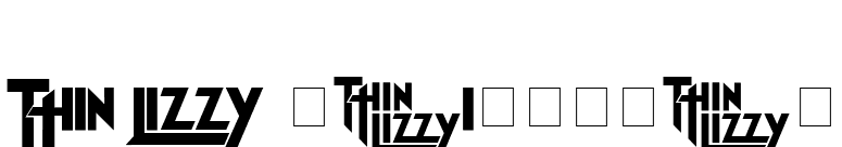 Thin Lizzy Jailbreak font preview