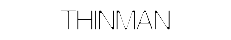 ThinMan font preview
