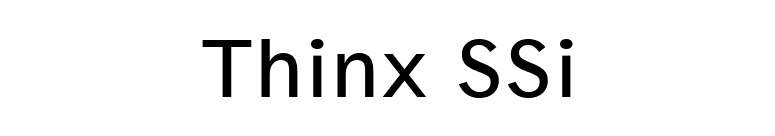 Thinx SSi font preview