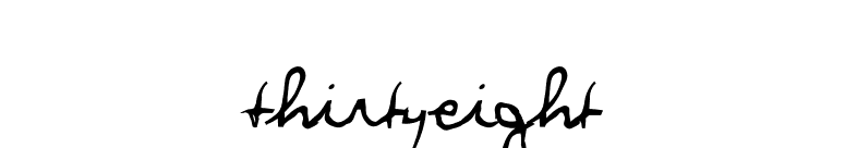 ThirtyEight font preview