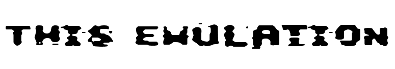 This Emulation font preview