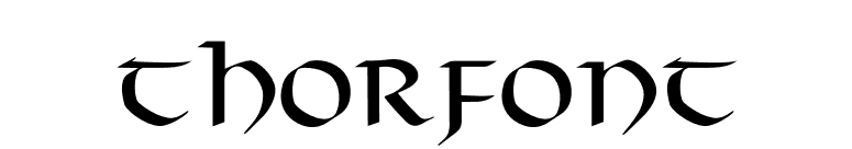 ThorFont font preview