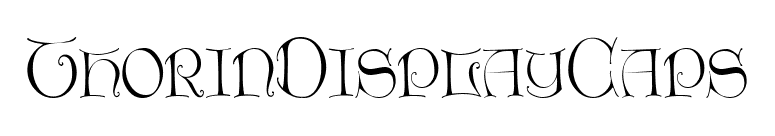 ThorinDisplayCaps font preview